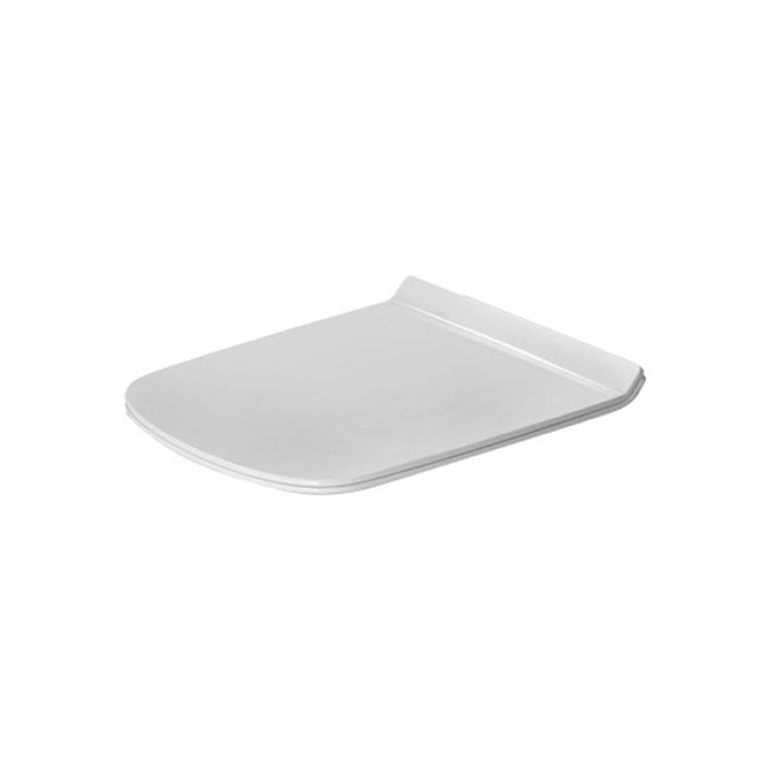 Duravit DuraStyle Сиденье для унитаза, с микролифтом, съемное, удлиненное исполнение, петли: нерж. сталь, цвет: белый