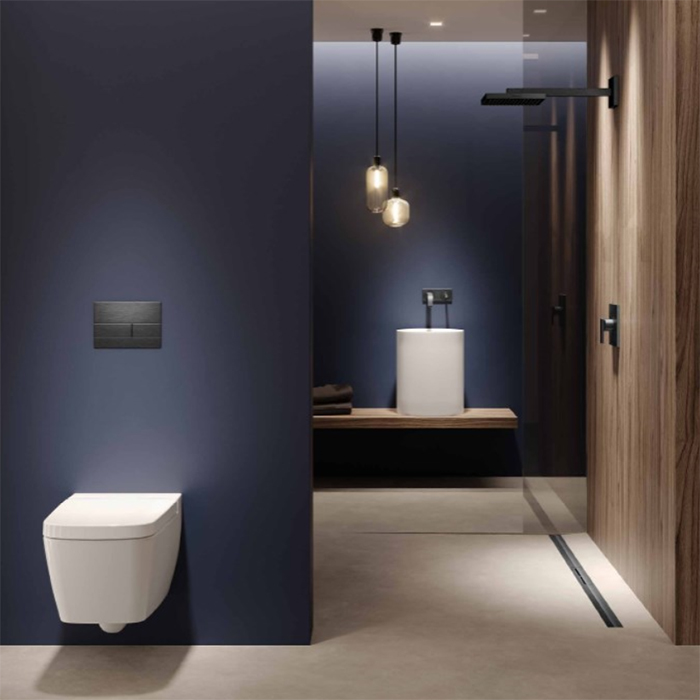 TECE Профиль для душа TECEdrainprofile, 1200 мм, PVD Polished Black Chrome