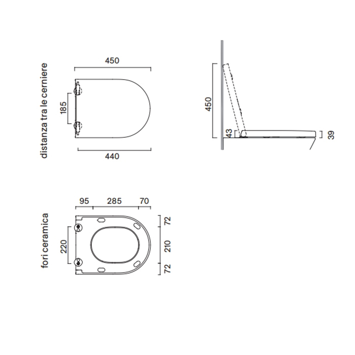 Catalano Sfera/Zero Сиденье AVVOLGENTE, цвет: белый глянцевый