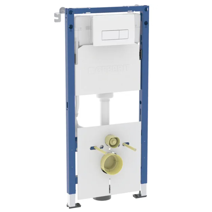 Geberit Duofix Инсталляция для подвесного унитаза 112см., со смыв. бачком Delta 12 см., с креплением и клавишей Delta50