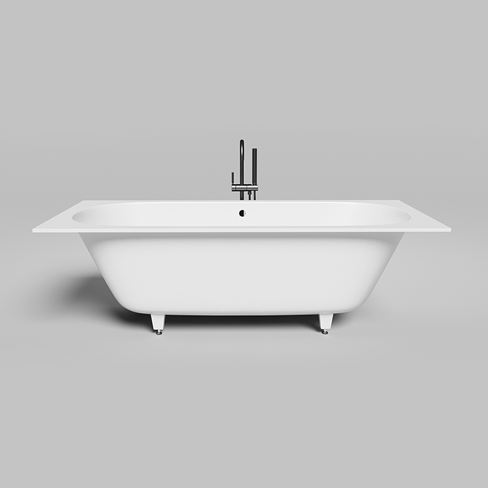 Salini Ornella Axis 190 Встраиваемая ванна 190х90х60см, прямоугольная, материал: S-Sense, цвет: белый матовый