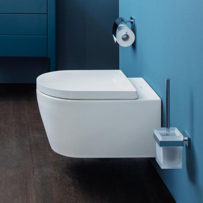 Duravit ME by Starck Унитаз подвесной с вертикальным смывом, вкл. крепление Durafix, 4,5 л. с HygieneGlaze, 37x57см, Цвет: Белый