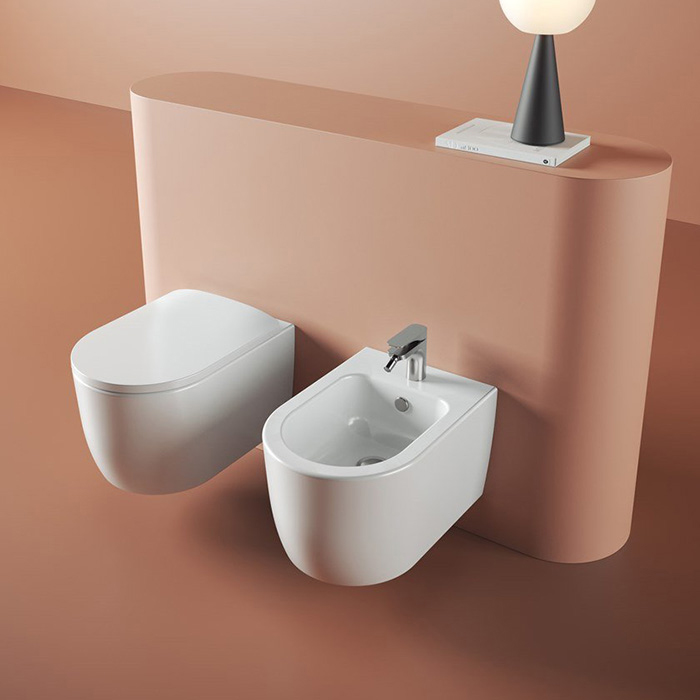 Artceram Monet Биде подвесное 36х52 см, 1 отверстие, цвет: белый