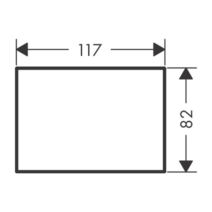 Axor MyEdition Панель для смесителя, на излив 15см., цвет: мрамор белый