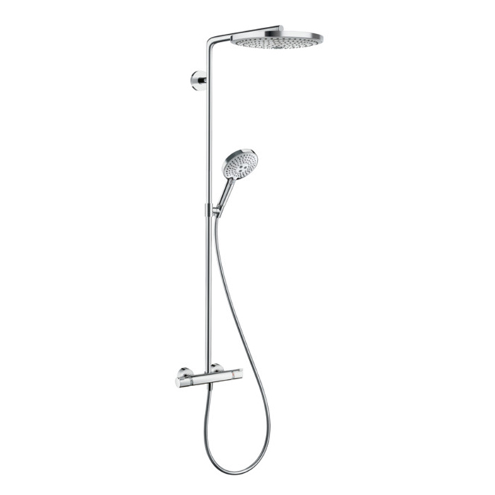 Hansgrohe Raindance Select E 300 Showerpipe Душевая система, с верхним душем Ø30см., ручным дешем, и термостатическим смесителем, цвет: хром