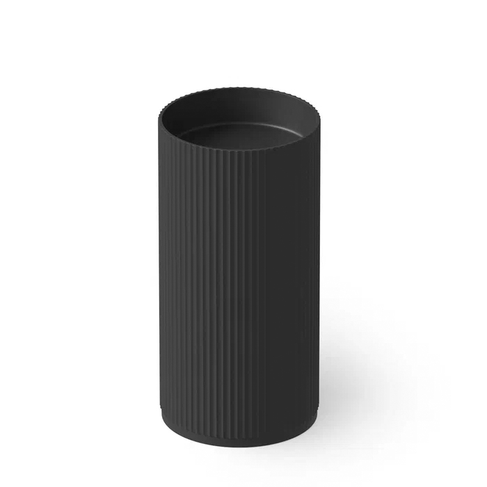 Dea Design Pedestal Basin Раковина 45х45х90см., напольная, без отв., Solid Surface, цвет: Black №16