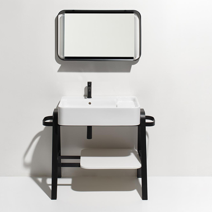 Simas Hop Раковина чаша подвесная 80x50xh18 см, без отв. для смесителя, цвет: белый