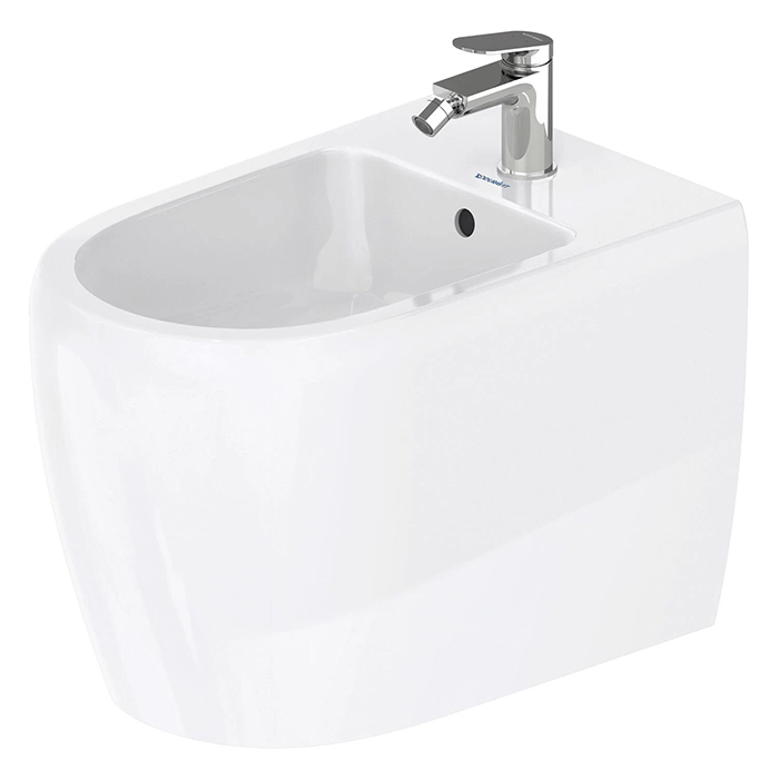 Duravit Qatego Биде напольное 39х60х40см., 1 отв., Weiß Hochglanz, цвет: белый