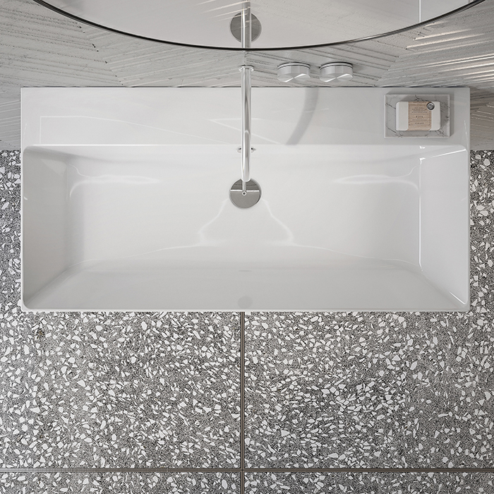 Catalano Zero Раковина 100x50см, без отв., цвет: белый глянцевый