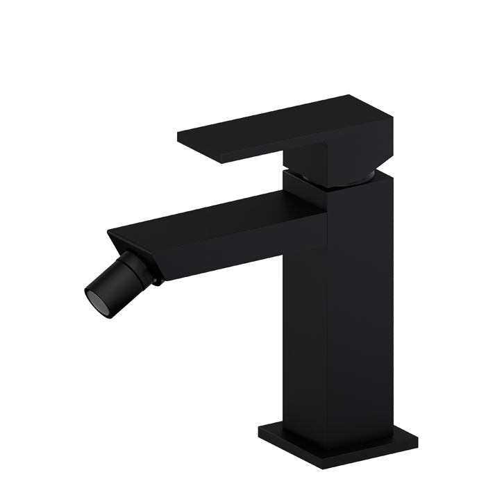 Newform Ergo Q Смеситель для биде, 1 отв., цвет: черный матовый