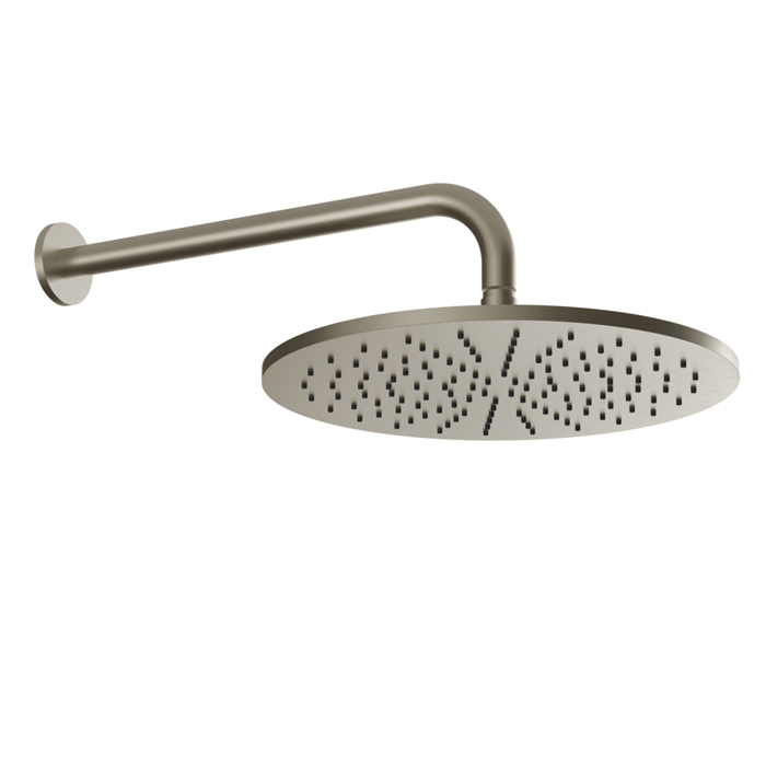 Gessi Emporio shower Верхний душ Ø30см., подвесной, поворотная с шарниром, цвет: Finox Brushed Nickel