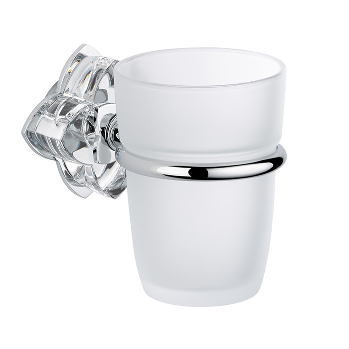 THG Petale De Cristal Clair Стакан стеклянный, подвесной, цвет: хром