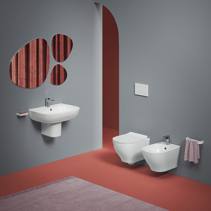 Artceram Ten Унитаз 52х36см., подвесной, безободковый, с крепежом, цвет: белый