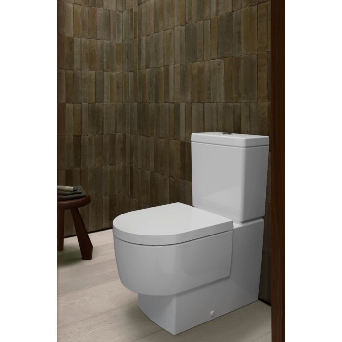 Duravit Balcoon Сиденье для унитаза, с микролифтом, цвет: сталь/белый глянцевый