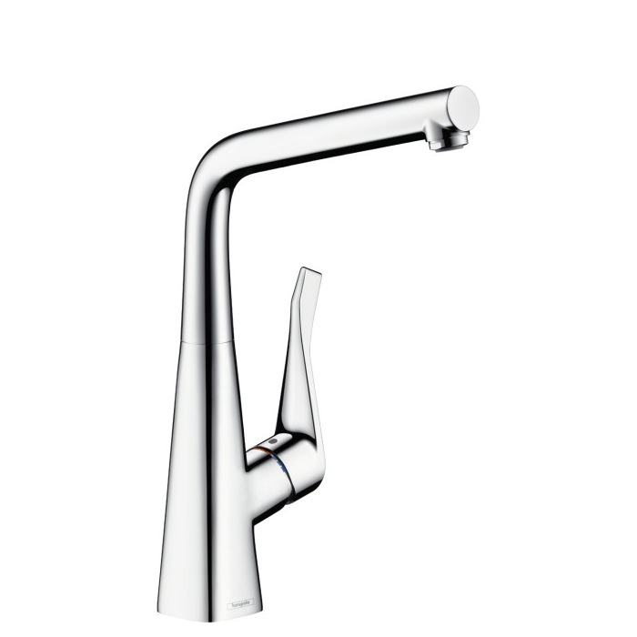 Hansgrohe Metris Смеситель  для кухни на 1 отв, поворотный излив, цвет: хром