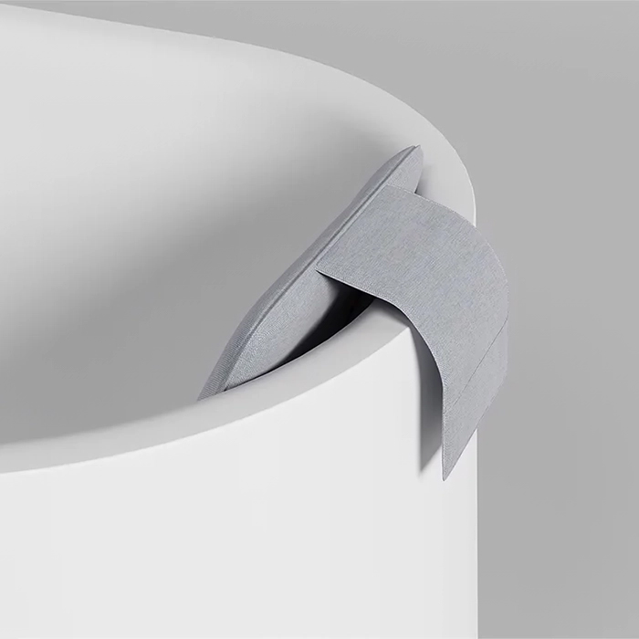 Salini Подушка для ванны 49.5x35.5x7cм , цвет: Stone