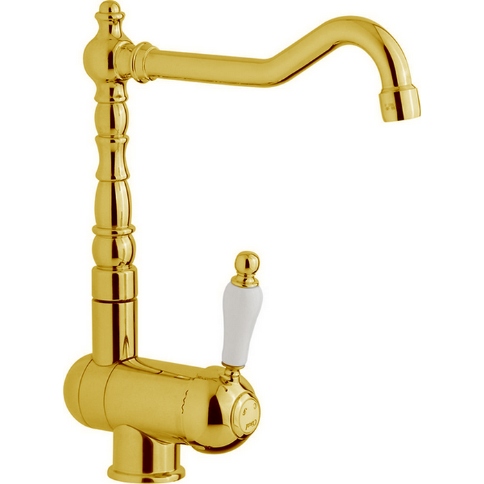 CISAL Arcana Empress Смеситель на 1 отверстие для кухни, цвет: золото
