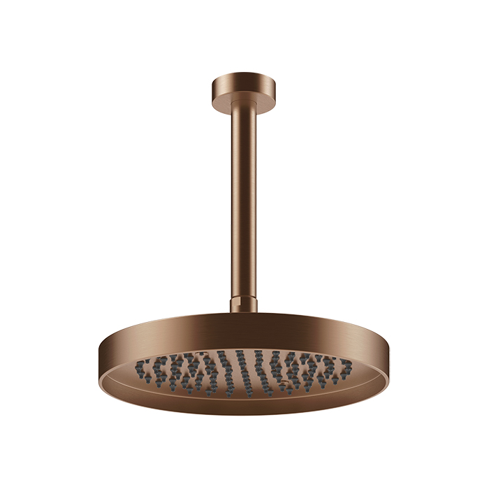 Gessi Incastri Верхний душ 25см., потолочный, цвет: Copper Br. PVD