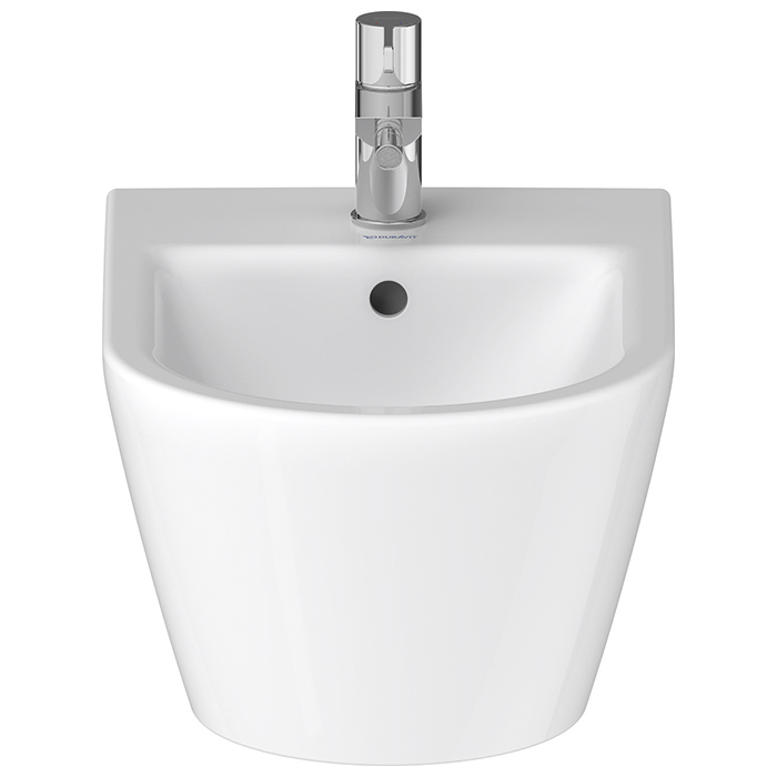 Duravit D-Neo Биде подвесное 37x54 см, с переливом, с 1 отв., WonderGliss, цвет: белый