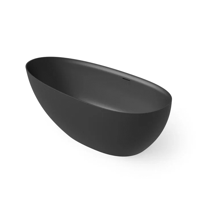 Dea Design Edge Ванна 160x76x56см., отдельностоящая, Solid Surface, цвет: Black №16