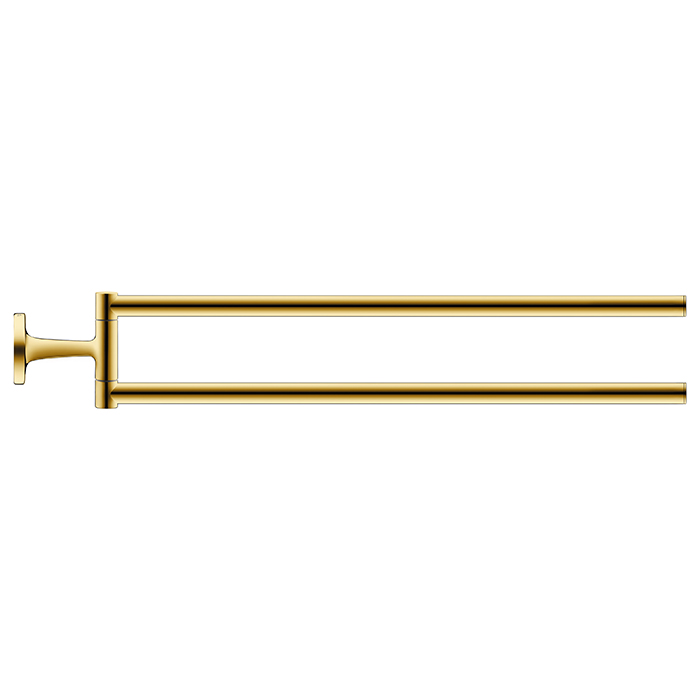 Duravit Starck T Полотенцедержатель двойной, 46.5см, подвесной, цвет: Gold Polished