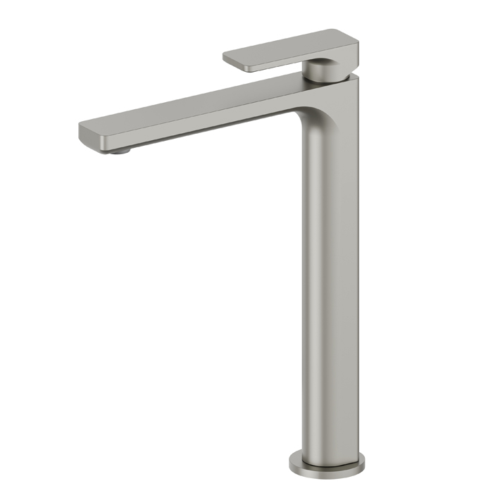 Newform B-Easy Смеситель для раковины, 1 отв., высокий, цвет: titanium satin