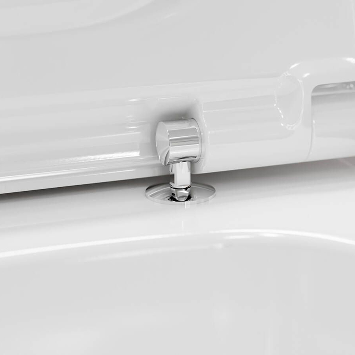 Hansgrohe EluPura Original Q Сиденье для унитаза, с микролифтом, с верхним креплением, цвет: белый