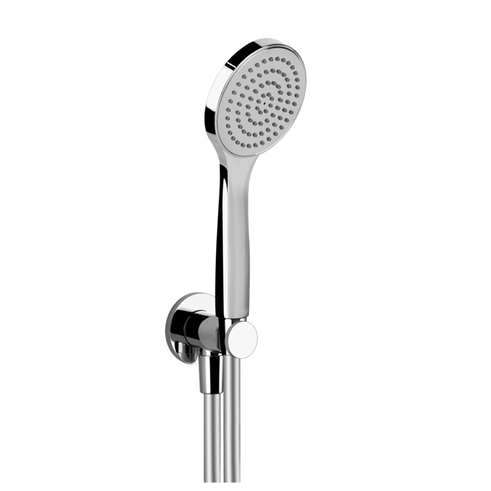 Gessi Emporio shower Душевой гарнитур, состоящий из вывода воды, держателя, шланга 1,5м и лейки, цвет: хром