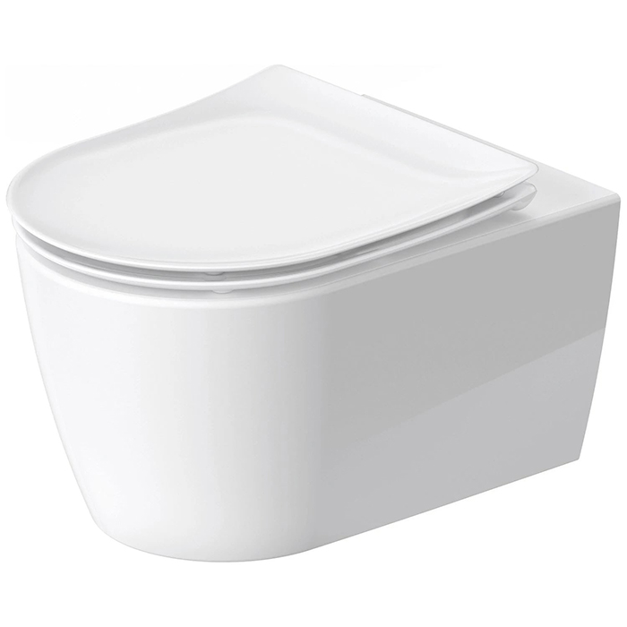 Duravit Soleil by Starck Унитаз 37х54см., подвесной, безободковый, Weiß Hochglanz, HyG, цвет: белый