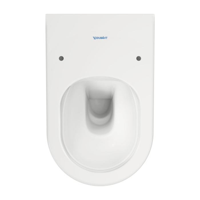 Duravit White Tulip Унитаз напольный 37х58х42 см, безободковый, слив в стену, WonderGliss, цвет: белый