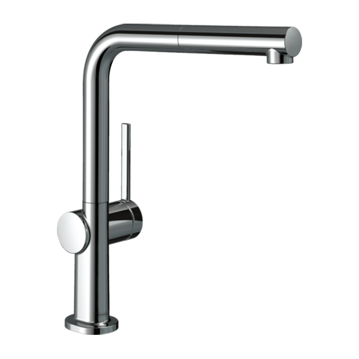 Hansgrohe Talis Смесиетель для раковины, на 1 отв., с выдвижным изливом, цвет: хром