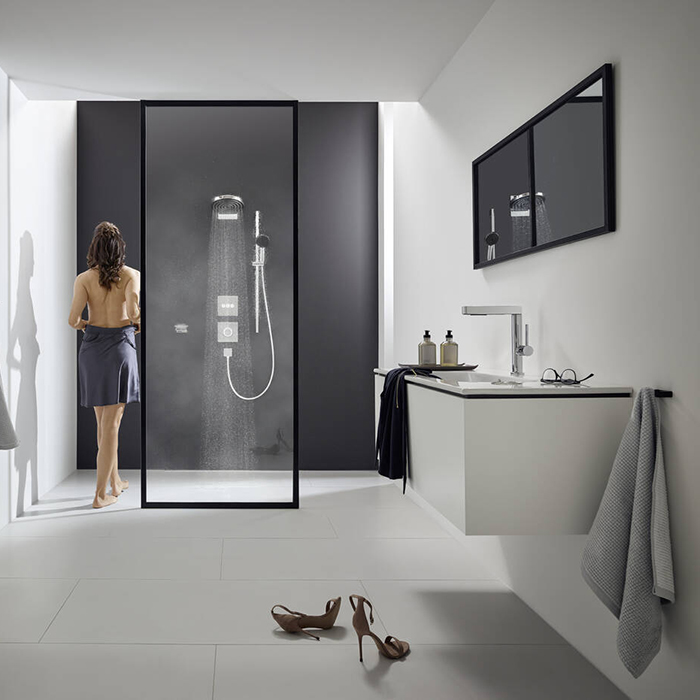 Hansgrohe Finoris Смеситель для раковины, 1 отв., с донным клапаном Push-Open, цвет: хром