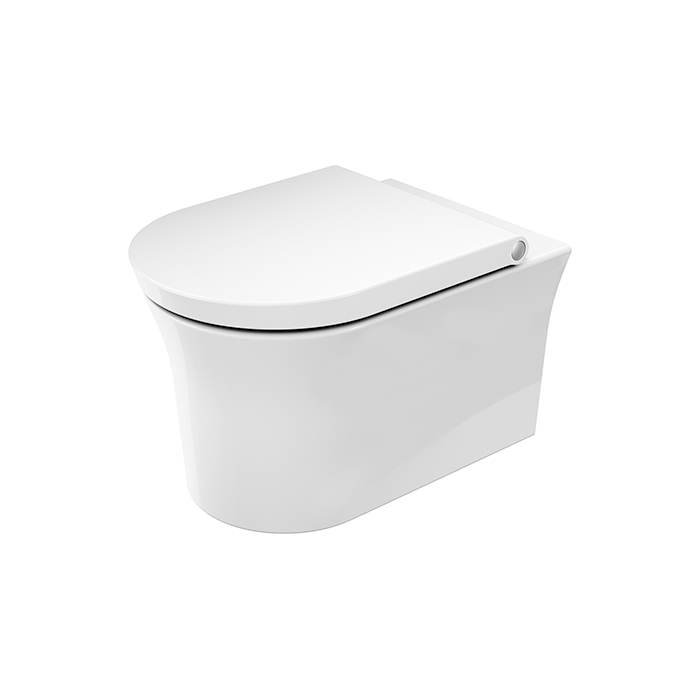 Duravit White Tulip Унитаз подвесной 37х54 см, безободковый, HygieneGlaze, цвет: белый