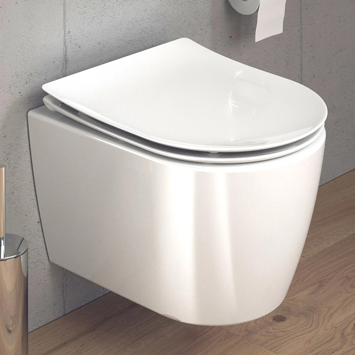 Duravit Soleil by Starck Унитаз 37х48см., подвесной, безободковый, Weiß Hochglanz, HyG, цвет: белый