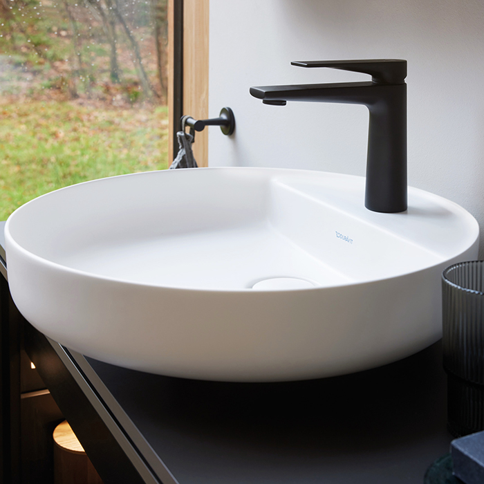 Duravit Vitrium Раковина 46см., накладная, 1 отв., круглая, без перелива, цвет: белый матовый