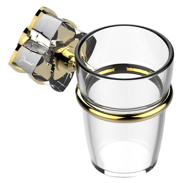 THG Pétale de cristal clair Стакан, подвесной, цвет: золото/прозрачный хрусталь
