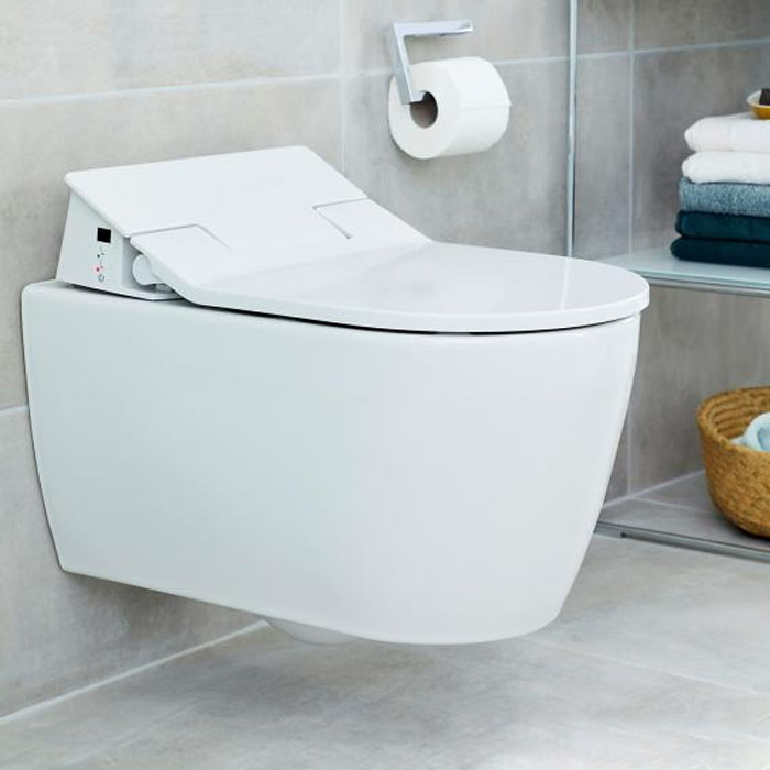 Duravit ME by Starck SensoWash Унитаз подвесной 57х37см, вкл. крепление Durafix, только в сочетании с SensoWash, с HygieneGlaze с сиденьем SensoWash