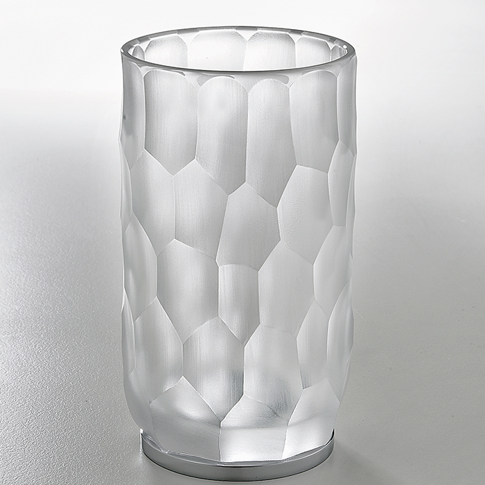 3SC Nest Стакан настольный, цвет: прозрачный хрусталь/хром