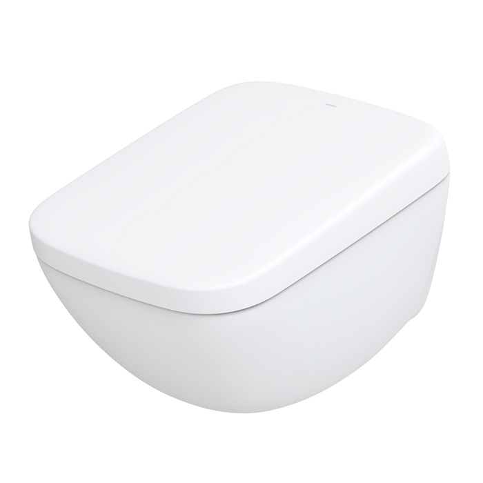 TOTO Neorest WX1 Комплект: Унитаз подвесной 66x45см, сиденье, инсталяция, клавиша смыва, Cefiontect, Rimless, цвет: белый матовый