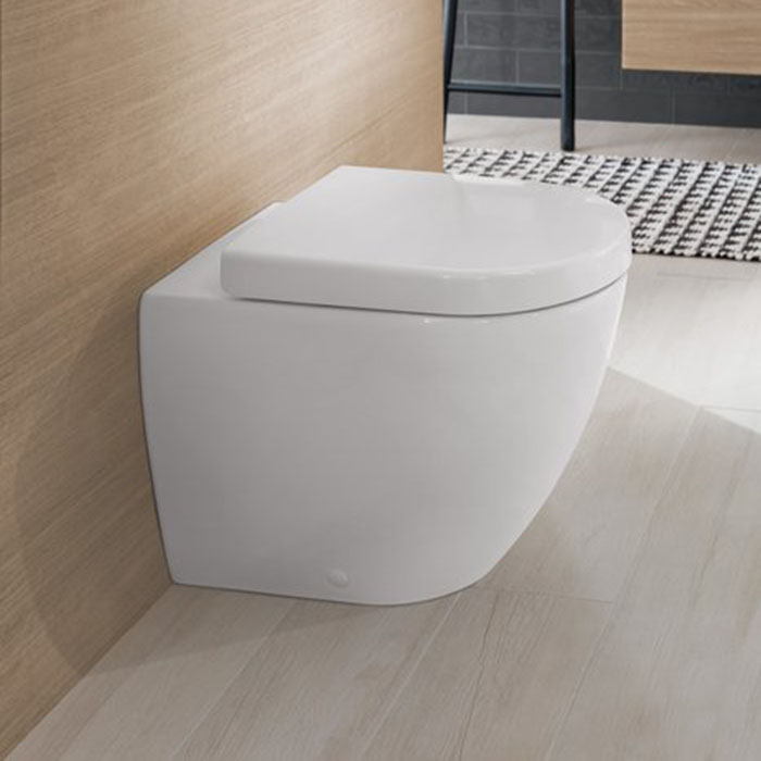 Villeroy&Boch Subway 2.0 Сиденье для унитаза, с микролифтом, цвет: белый/нержавеющая сталь