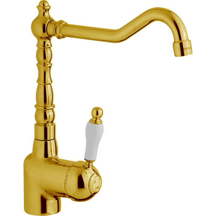 CISAL Arcana Empress Смеситель для кухни на 1 отверстие, цвет: золото