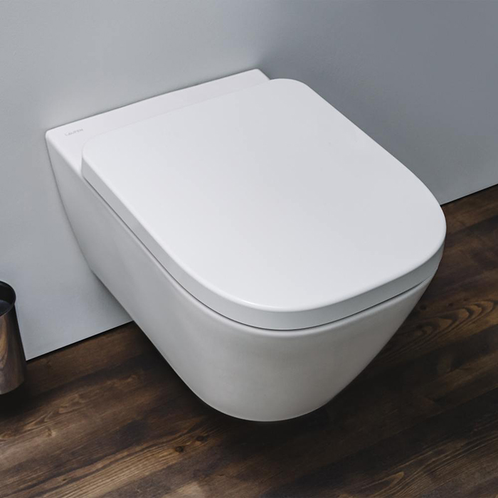 Laufen Meda Унитаз 54x36x35.5см., подвесной, безободковый, смыв Tornado, цвет: белый глянцевый