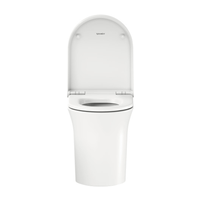 Duravit White Tulip Унитаз напольный 37х58х42 см, безободковый, слив в стену, HygieneGlaze, цвет: белый