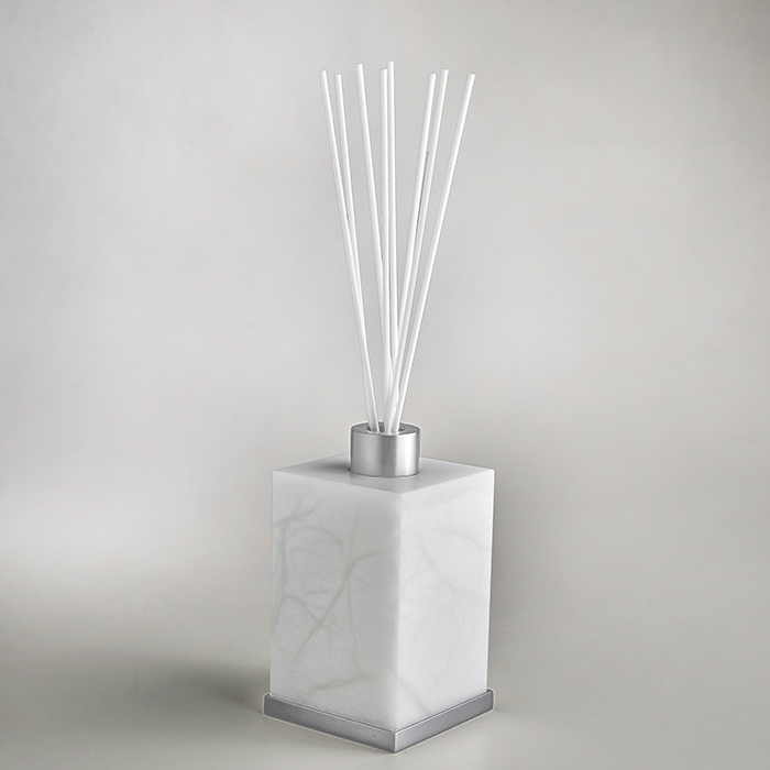 3SC Baster Square Ароматический диффузор, настольный, цвет: алебастр/хром