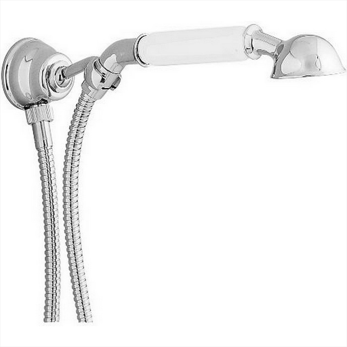 CISAL Arcana Toscana Душевой гарнитур:ручная лейка,шланг 120 см,вывод с держателем, цвет: хром 