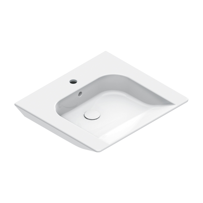 Catalano Comfort Раковина 60x55см, с 1 отв., цвет: белый глянцевый