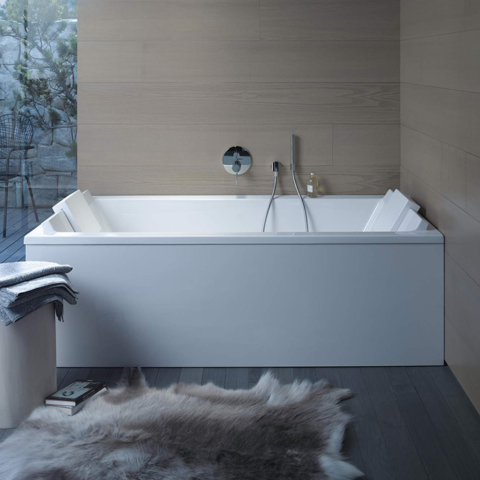 Duravit Starck Ванна 160x70х48см., встраиваемая, акрил, цвет: белый