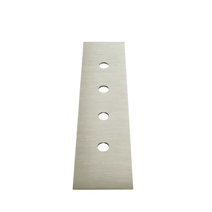 Gessi Rettangolo Пластина на 4 отверстия для монтажного бокса, цвет Finox Brushed Nickel