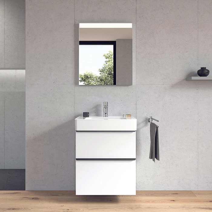 Duravit Soleil by Starck Раковина 60х48х14.5см., подвесная/накладная, 1 отв., с переливом, WonderGliss, цвет: белый