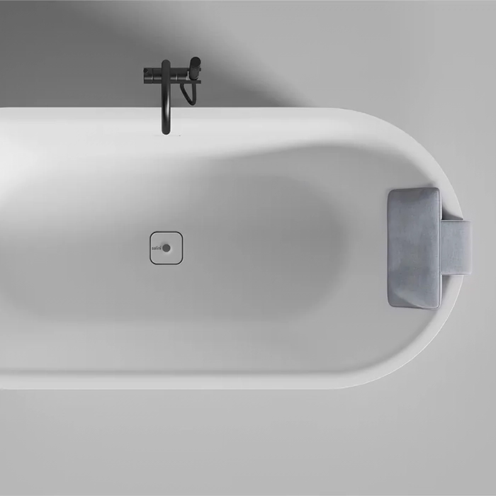 Salini Подушка для ванны 49.5x35.5x7cм , цвет: Stone